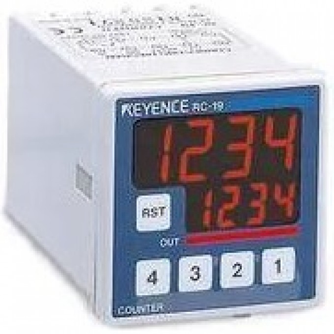 Система контроля KEYENCE RC-19 с 1-уровневым предустановленным счетчиком/таймером RC-19-14816